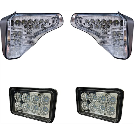 Tiger Lights 12V LED Light Kit Flood/Spot Combo Off-Road Light; BobcatKit-2